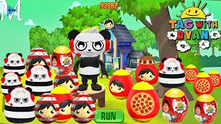 Tag with Ryan - Combo Panda Mystery Surprise Egg - All Vehicles All Costumes All Characters Unlocked