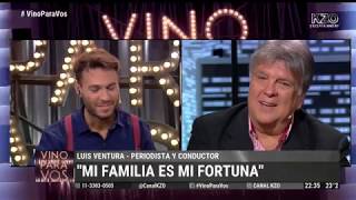 La emoción de Luis Ventura hablando de sus tres hijos