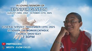Funeral Service of Jennifer Gaston