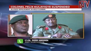 Colonel Felix Kulayigye suspended as UPDF Chief Political Commissar