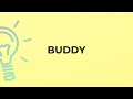 What is the meaning of the word BUDDY?