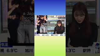 Japanese news reporter accidentally revealed that she was watching Stray Kids #kpop