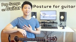 Correct guitar posture to avoid pain and injury