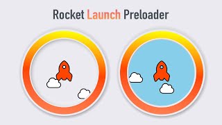 Amazing Rocket Launch Loading Animation | Preloader | HTML & CSS Tutorial | CSS Tricks