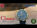 Wenger Urban Classic Chronograph Watch - Review (01.1043.107 / Ronda Z60)