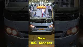 Brand New A/C Sleeper TSRTC Lahari Bus - Hyderabad to Bengaluru #shorts