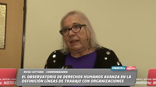 EL OBSERVATORIO DE DERECHOS HUMANOS AVANZA EN LA DEFINICIÓN LÍNEAS DE TRABAJO CON ORGANIZACIONES