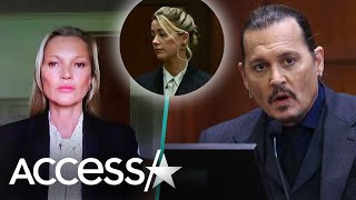 Kate Moss Testifies In Amber Heard Trial That Johnny Depp Ran To Help Her On Stairs