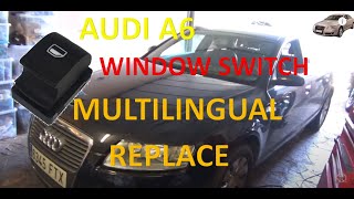 AUDI A6  EASY AND CHEAP! How to replace the front window switch for less than €10