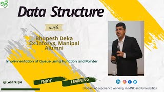Implementation of Queue using function and pointer