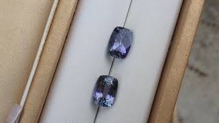 Tanzanites Unheated 4.43/4.17ct G295 G296