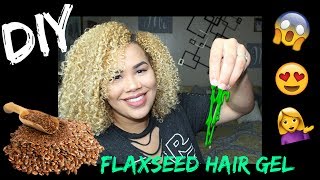 DIY Flaxseed Hair Gel for ANY Hair! | Naturally Sade