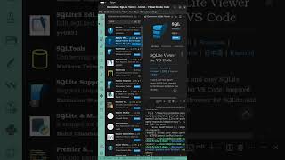 VS Code SQLite Viewer Install in 1 Minute! 🚀 | Python, SQL, SQLite3