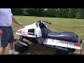 vintage snowmobile 1976 mercury snow twister factory racer