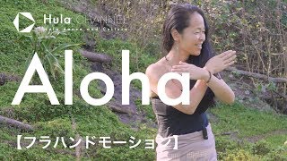 【フラハンドモーション】Aloha (アロハ)