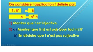 exercices corrigé  fonctions injectives, surjective