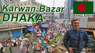 Walking in Kawran Bazar in Dhaka, Bangladesh | Dhaka City Tour