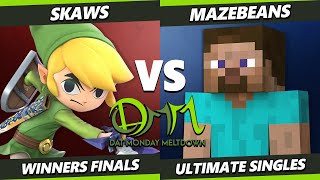 DAT MM 311 WINNERS FINALS - Skaws (Toon Link) Vs. Mazebeans (Steve) Smash Ultimate - SSBU