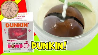 Dunkin Hot Chocolate Bombs Belgian Chocolate Mint, Original \u0026 Dunkaccino