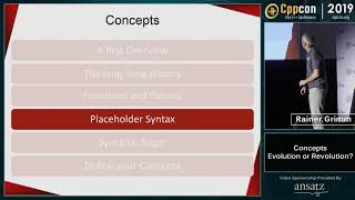 Concepts in C++20: Revolution or Evolution - Rainer Grimm - CppCon 2019
