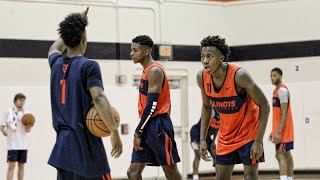 First Day of Practice | Illinois Basketball