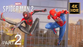 Marvel's Spider-Man 2 Gameplay Walkthrough Part 2 FULL GAME PS5 (4K 60FPS HDR) No Commentary