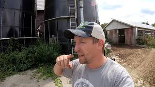 Finishing Haylage And Closing The Silo