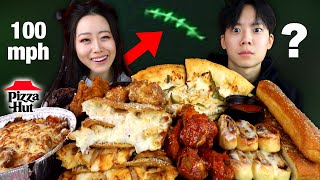 The mystery that HAUNTED my fiancé for 20 years - we finally have answers | Pizza Hut Melt Mukbang