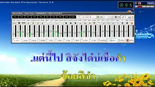 ซังคนขี้ตั๋ว เสถียร ทำมือ คาราโอเกะ