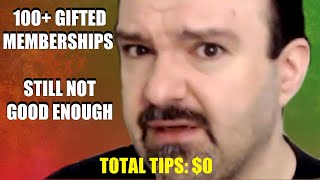 DSP BLOWS UP at LACK OF TIPS after gaining 100+ GIFTED MEMBERS