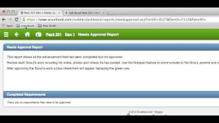 Scoutbook Tips Part #1 - Pack 321