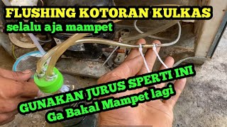 Mengatasi kulkas selalu mampet dan cara flushing kotoran kulkas