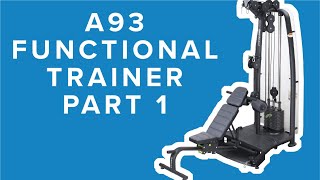 SportsArt A93 Functional Trainer - Exercise Instruction Part 1 of 2