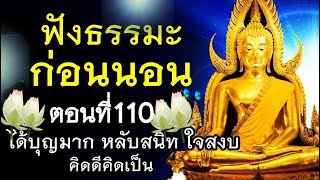 ฟังธรรมะก่อนนอน (110)🙏 \