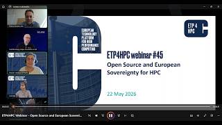 ETP4HPC Webinar - Open Source and European Sovereignty for HPC - 22/05/2026