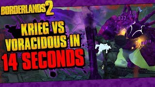 Borderlands 2 | Bloodsplosion Krieg vs OP0 Voracidous In 14 Seconds