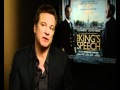 Colin Firth on what an Oscar means to King's Speech