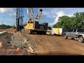 Progress on East Coast Bypass road construction at Ogle front