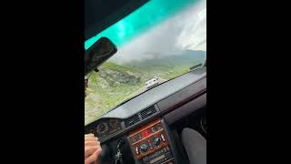 Mercedes W124 E36 AMG  Wagon on Transfagarasan Highway PURE SOUND