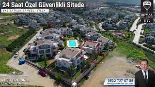 Güzelbahçe Kahramadere'de Site içerisinde Havuzlu ve Deniz Manzaralı Villa _ Satılık