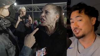 Rioters finally turn on each other