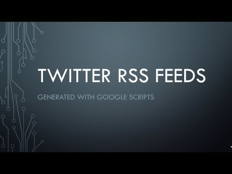 How to Get RSS Feeds for Twitter How to Get RSS Feeds for Twitter