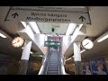 Sweden, Stockholm, subway ride from Skanstull to Medborgarplatsen, 2X elevator, 2X escalator