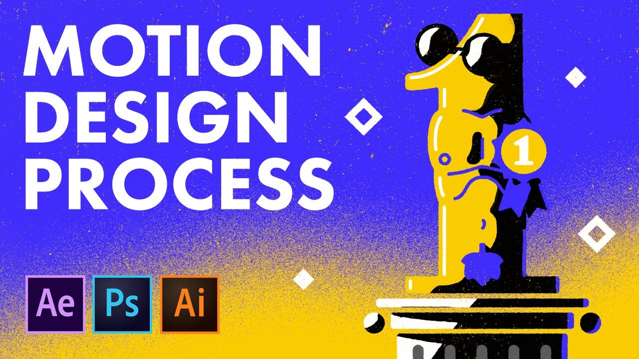 Motion Design Process In After Effects Illustrator & Photoshop ...