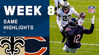 Saints vs. Bears Week 8 Highlights | NFL 2020