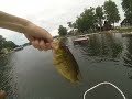 Fishing on the paddleboat.