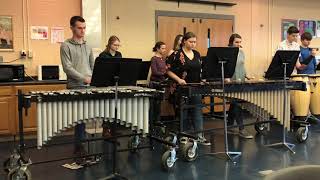 EH March school board meeting percussion ensemble