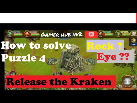How to solve Puzzle 4 Release the Kraken : Virtual Villagers Origins 2 VV2