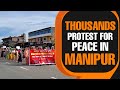 Manipur | Thousands hold peace protest in Manipur, demanding an end to the 13-month-long unrest