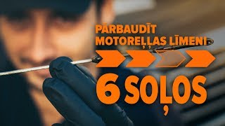 Kā pārbaudīt automašīnas motoreļļas līmeni | AUTODOC